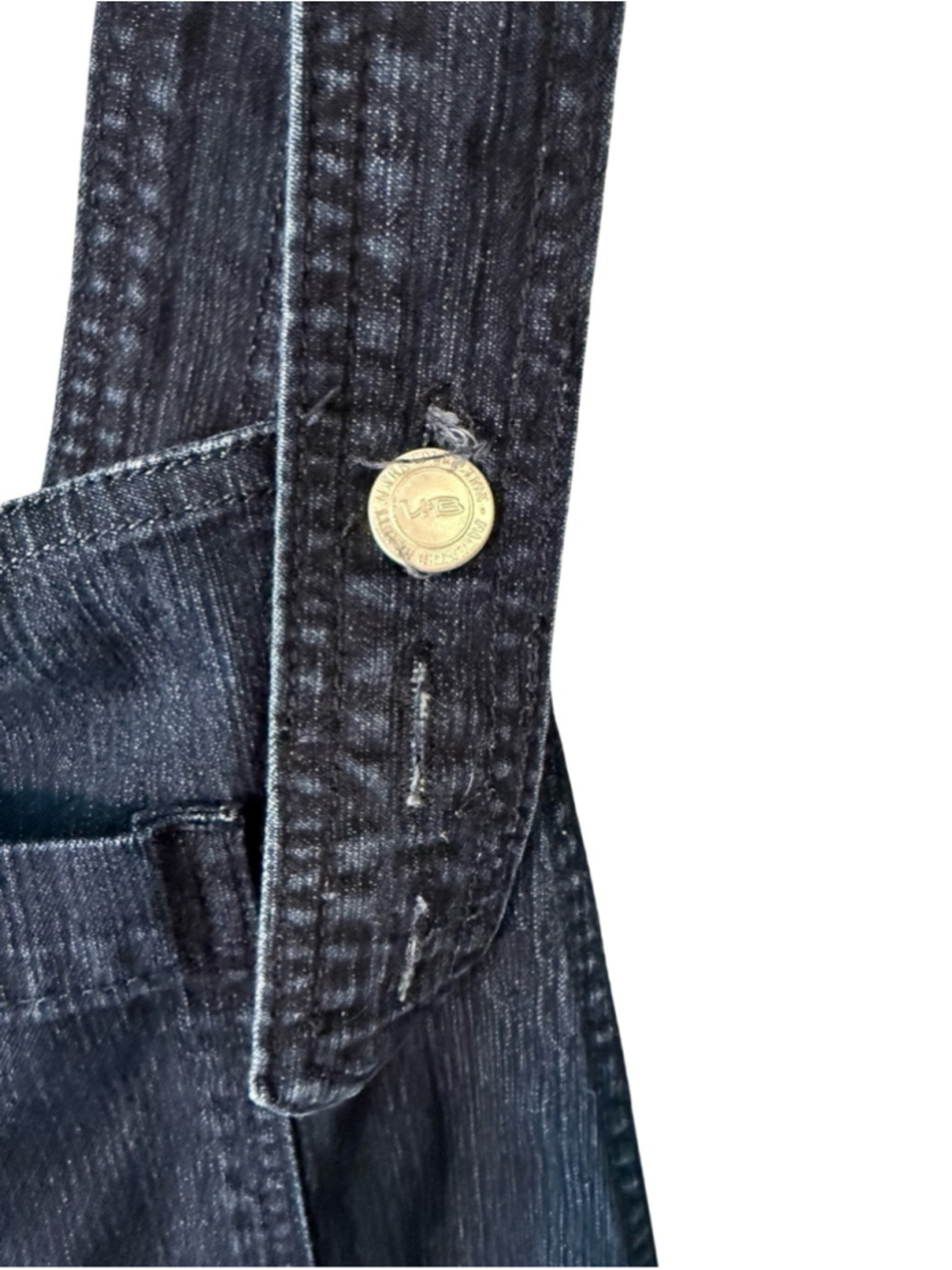 Women’s Black Denim Short Overalls - Unbranded - Picture 12 of 14